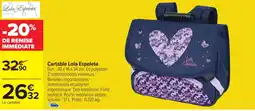 Carrefour Cartable Lola Espeleta offre