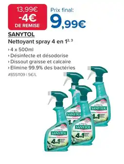 Costco Sanytol Nettoyant spray 4 en 1 offre