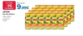 Costco Lipton Ice tea pêche offre