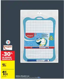 Carrefour Ardoise effaçable à sec offre