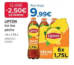 Costco Lipton Ice tea pêche offre