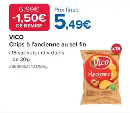 Costco Vico Chips à l'ancienne au sel fin offre