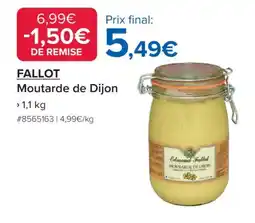 Costco Fallot Moutarde de Dijon offre