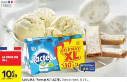 Carrefour Lait U.H.T. "Format XL" LACTEL offre