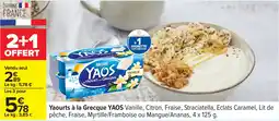 Carrefour Yaourts à la Grecque Yaos offre
