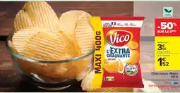 Carrefour Market Chips nature Maxi VICO offre
