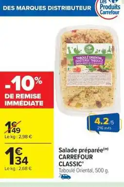 Carrefour Market Salade préparée CARREFOUR CLASSIC’ offre