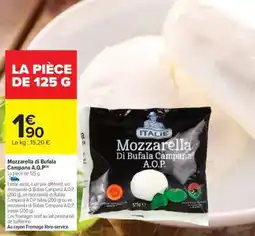 Carrefour Market Mozzarella di bufala campana A.O.P offre