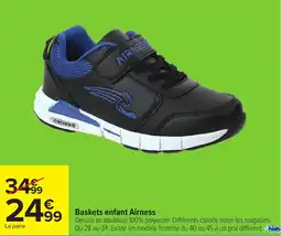 Carrefour AIRNESS Baskets enfant offre