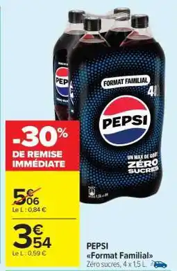 Carrefour Market PEPSI Format Familial offre