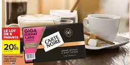 Carrefour Market Café moulu classique Giga Format CARTE NOIRE offre