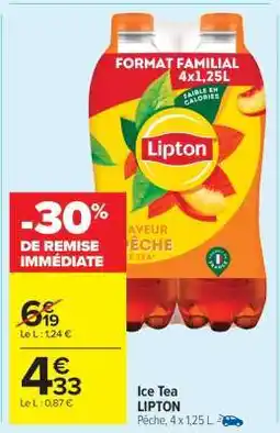 Carrefour Market ICE TEA LIPTON offre
