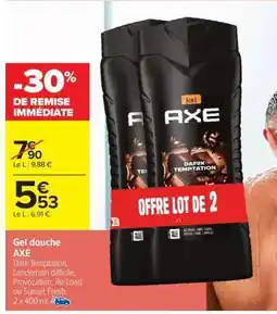 Carrefour Market Gel Douche Axe offre