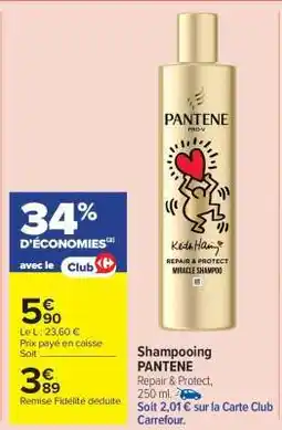 Carrefour Market Shampooing PANTENE offre
