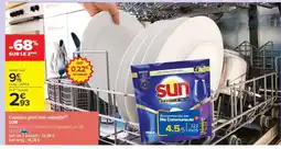Carrefour Market Capsules pour lave-vaisselle SUN offre