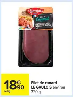 Carrefour FILET DE CANARD offre