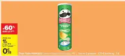 Carrefour Chips Tuiles PRINGLES Crème & Oignons ou Original offre