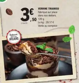 E.Leclerc VERRINE TIRAMISU offre
