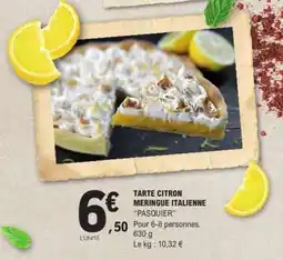 E.Leclerc TARTE CITRON MERINGUE ITALIENNE offre