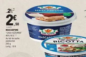 E.Leclerc Mascarpone offre