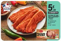 E.Leclerc POITRINE DE PORC SANS OS MARINÉE BIGARD offre