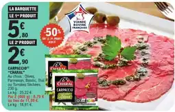 E.Leclerc Carpaccio CHARAL offre
