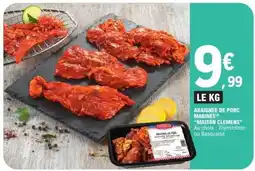 E.Leclerc ARAIGNÉE DE PORC MARINÉE offre