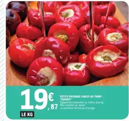E.Leclerc PETITS POIVRONS FARCIS AU THON offre