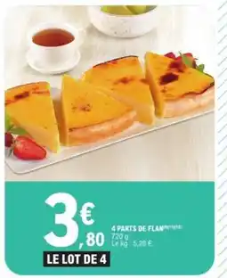 E.Leclerc 4 PARTS DE FLAN offre
