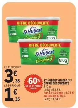 E.Leclerc St Hubert Omega 3 offre