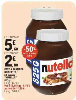 E.Leclerc Nutella offre