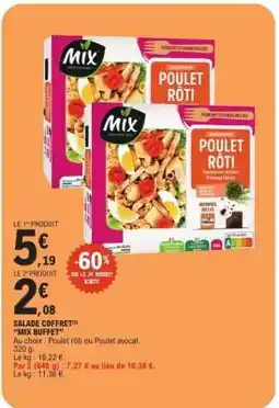 E.Leclerc Salade Coffret Mix Buffet offre