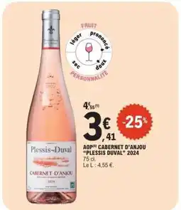 E.Leclerc AOP Cabernet d'Anjou 'Plessis Duval' 2024 offre