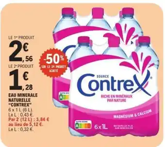 E.Leclerc Eau Minérale Naturelle Contrex offre