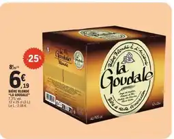 E.Leclerc BIÈRE BLONDE 'LA GOUDALE' offre