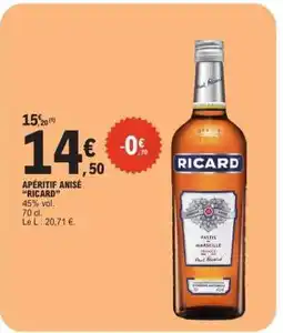 E.Leclerc APÉRITIF ANISÉ “RICARD” offre