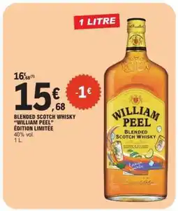 E.Leclerc WILLIAM PEEL Blended Scotch Whisky Édition Limitée offre