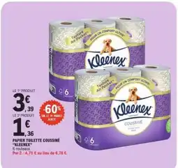 E.Leclerc Papier Toilette Coussiné Kleenex offre
