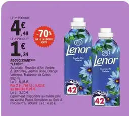 E.Leclerc ADOUCISSANT LENOR offre