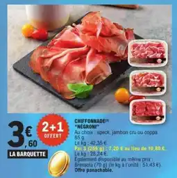 E.Leclerc CHIFFONNADE “NEGRONI” offre