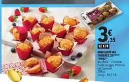E.Leclerc MINI MUFFINS FOURRÉS X8 'POZZ' offre