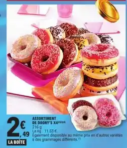 E.Leclerc ASSORTIMENT DE DOONY'S X4 offre