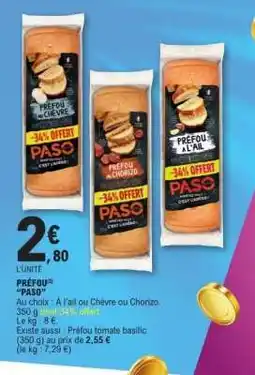 E.Leclerc PREFOU PASO offre