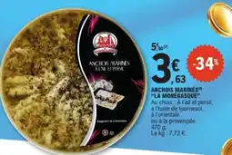 E.Leclerc ANCHOIS MARINÉS LA MONEGASQUE offre