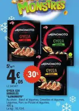 E.Leclerc GYOZA X20 SURGELES 'AJINOMOTO' offre