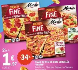 E.Leclerc PIZZA AU FEU DE BOIS SURGELÉE “MARIE” offre
