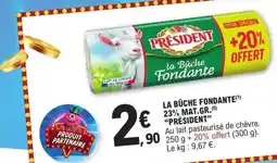 E.Leclerc LA BÛCHE FONDANTE offre