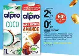 E.Leclerc Boisson végétale ALPRO offre