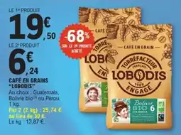 E.Leclerc Café en grains Lobodis offre