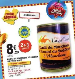 E.Leclerc Confit de Manchons de Canard IGP Sud-Ouest offre